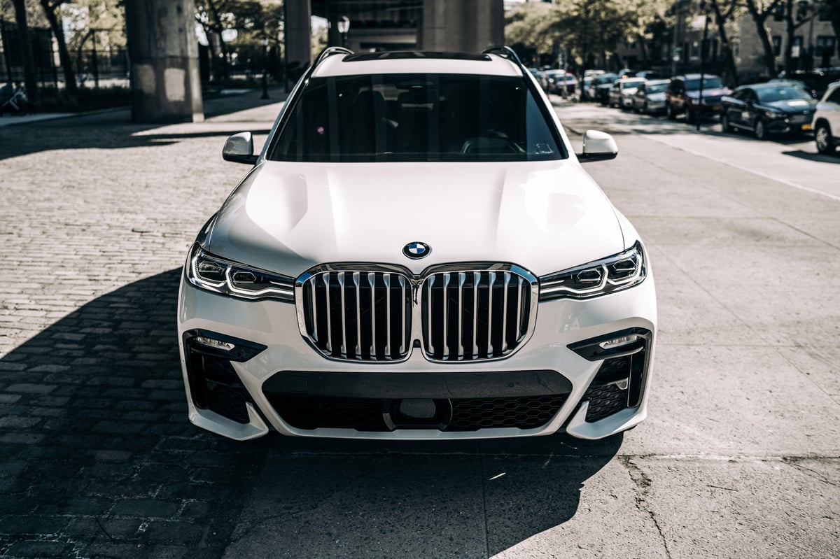 BMW front bumper and grille