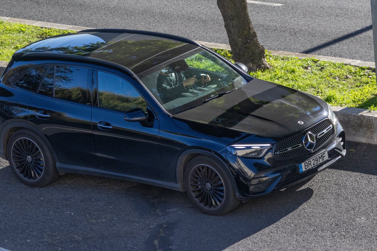 Black Mercedes GLC urban SUV